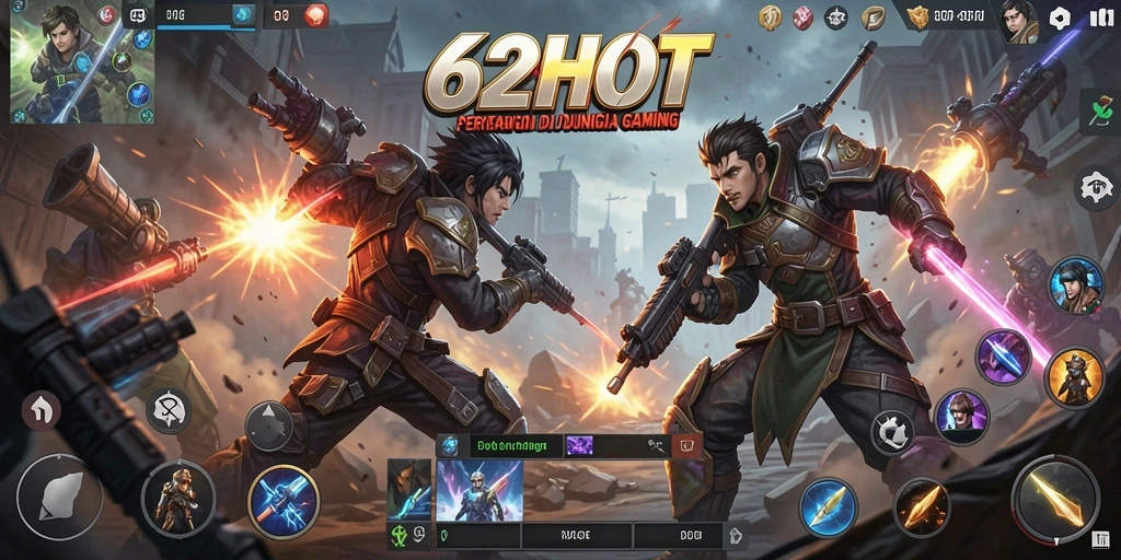 Gameplay seru dan grafik menawan di 62HOT.