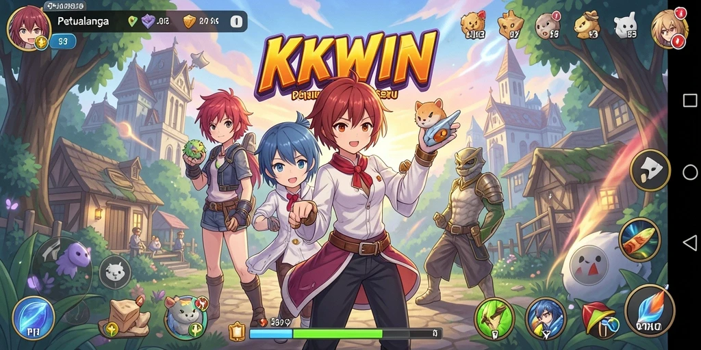 Gameplay KKWIN yang menakjubkan dengan karakter Anime ikonik.